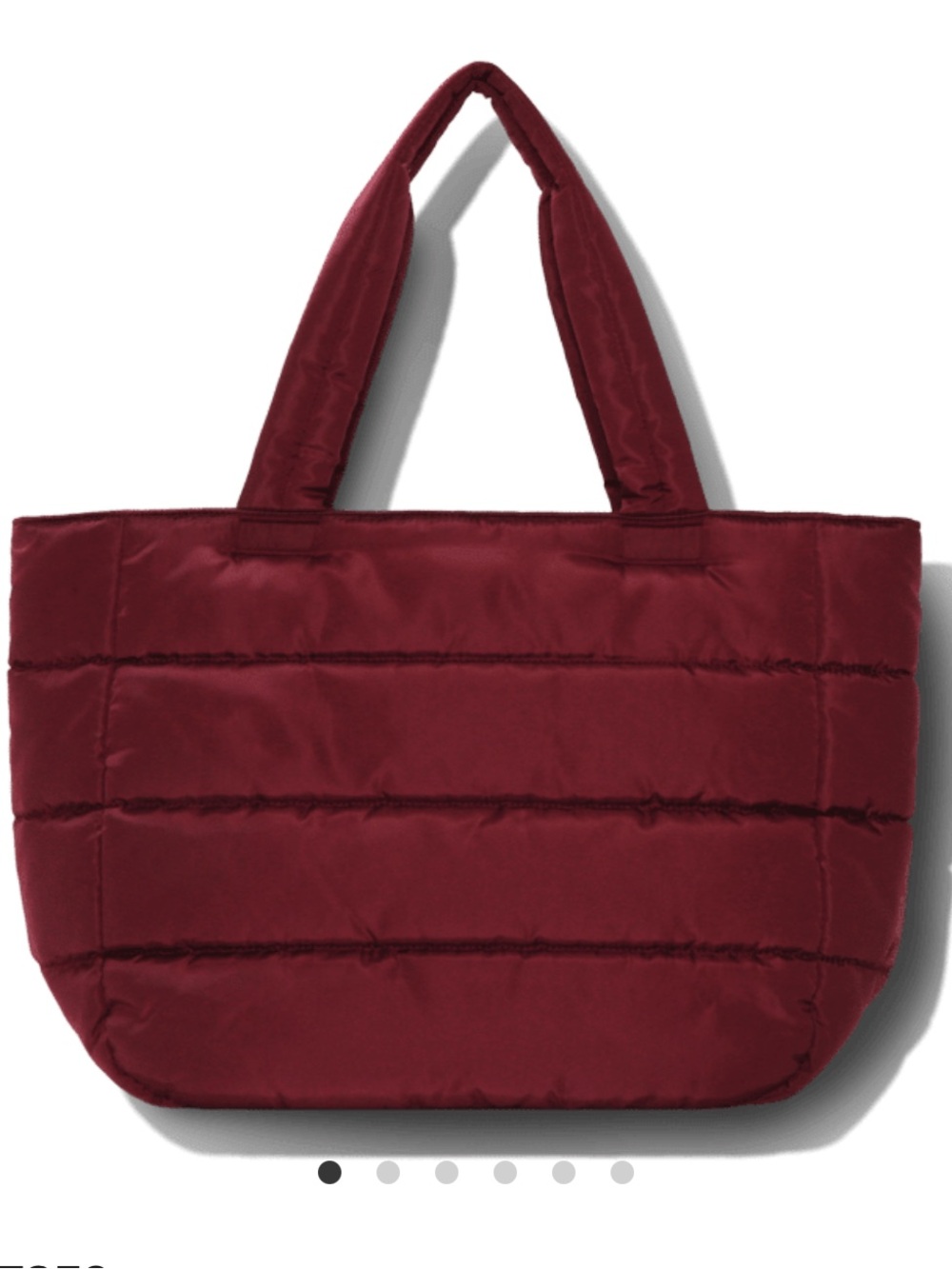 Splits59 Quilted Nylon Tote Bag in Burgundy